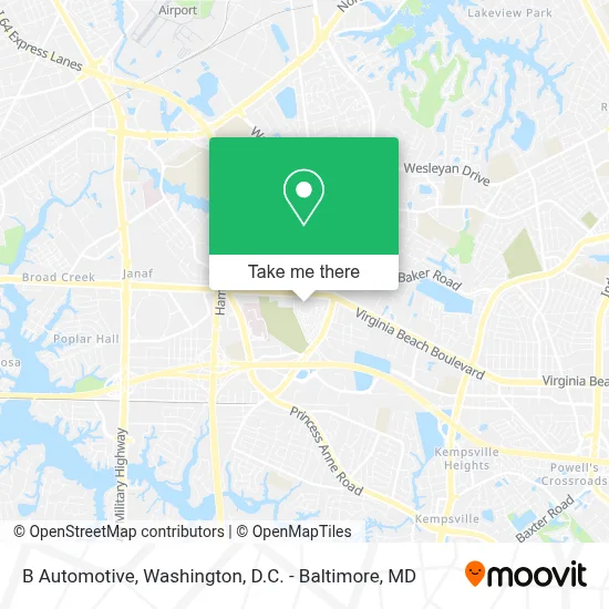 B Automotive map