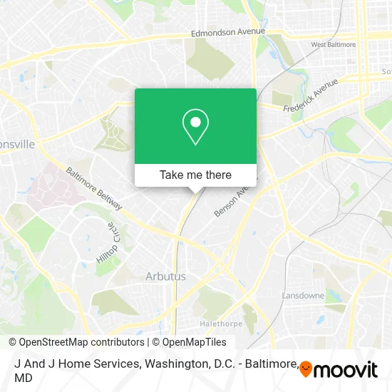 J And J Home Services map