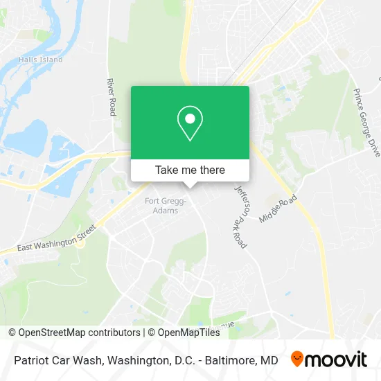 Patriot Car Wash map