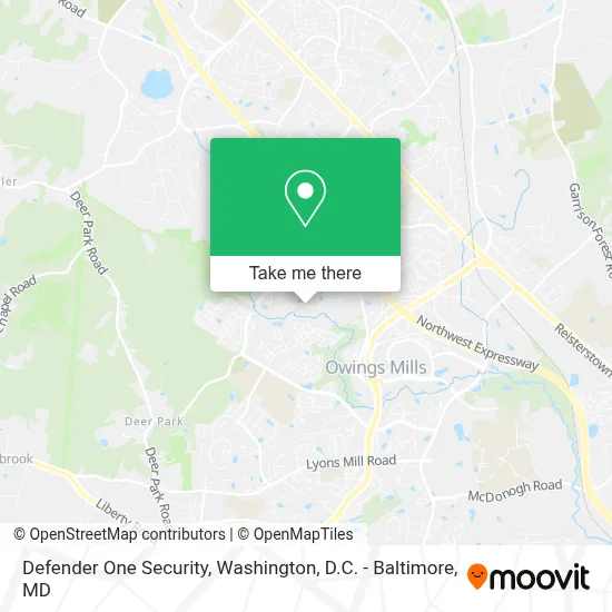 Defender One Security map