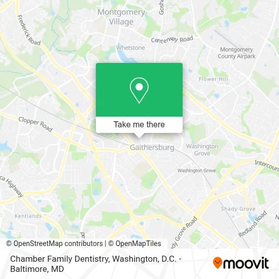 Chamber Family Dentistry map
