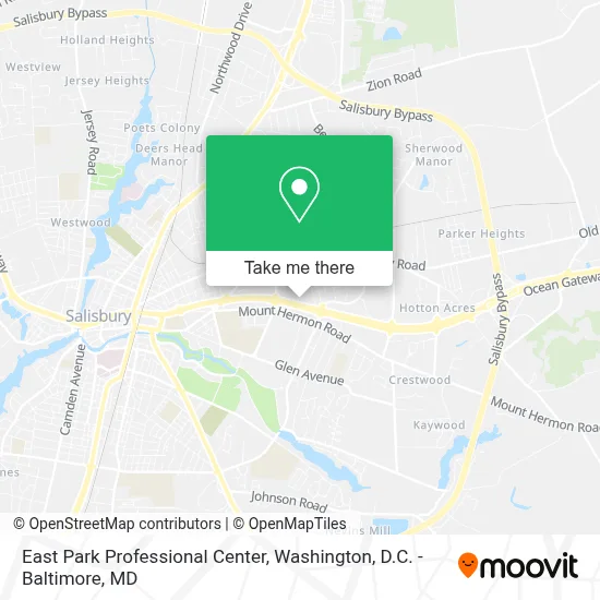 East Park Professional Center map