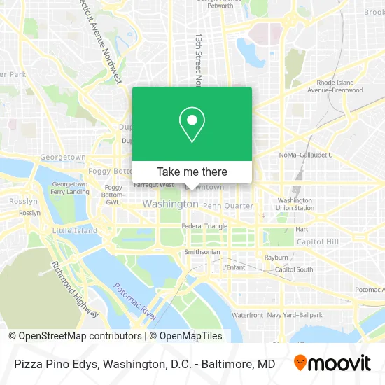 Pizza Pino Edys map
