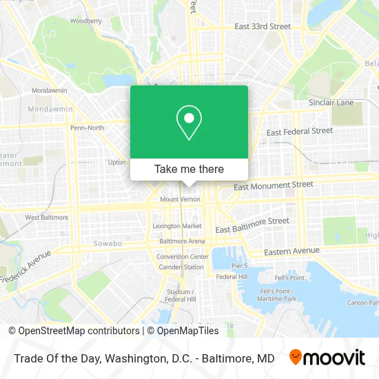 Trade Of the Day map