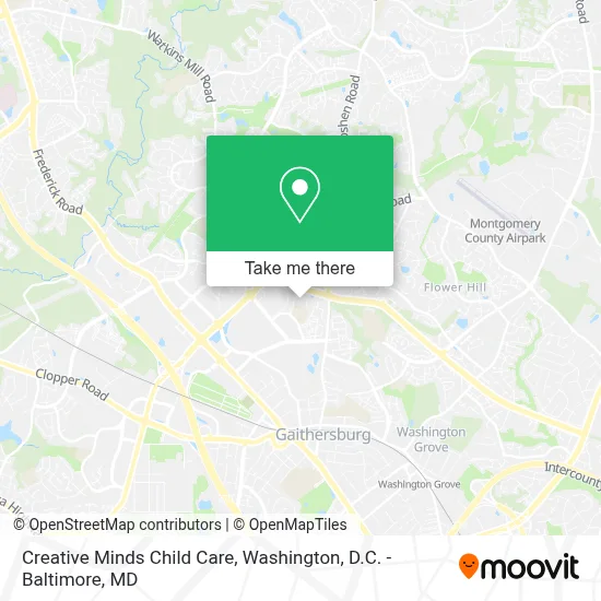 Creative Minds Child Care map