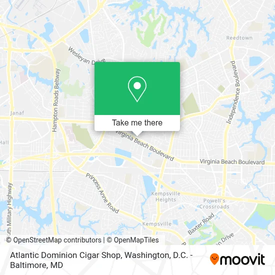 Atlantic Dominion Cigar Shop map