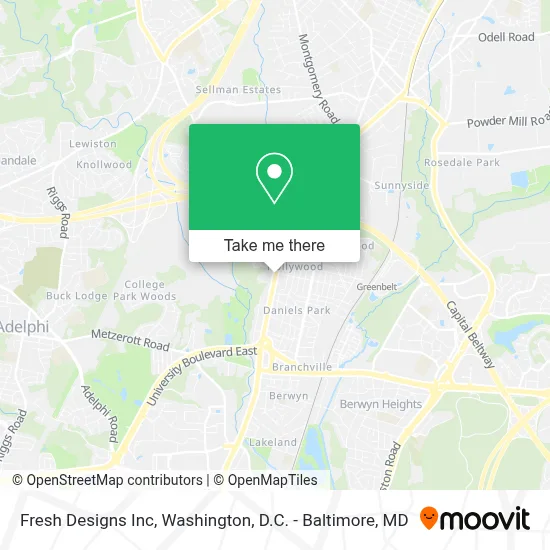 Fresh Designs Inc map
