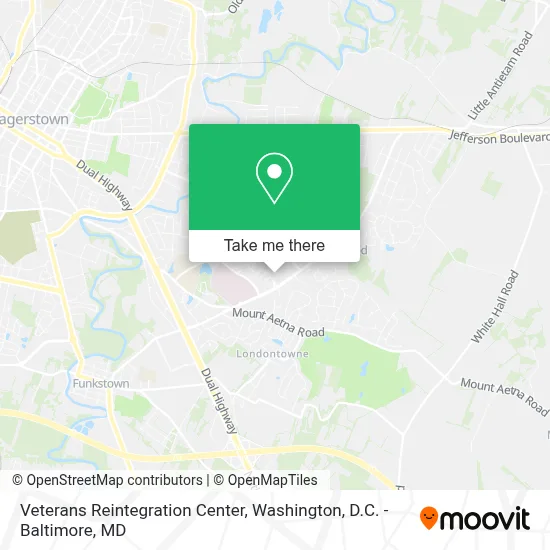 Veterans Reintegration Center map