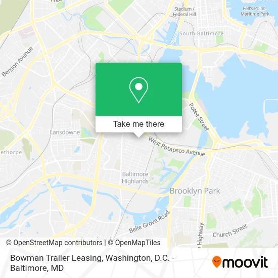 Bowman Trailer Leasing map