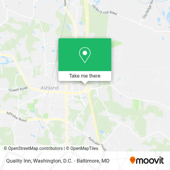 Quality Inn map