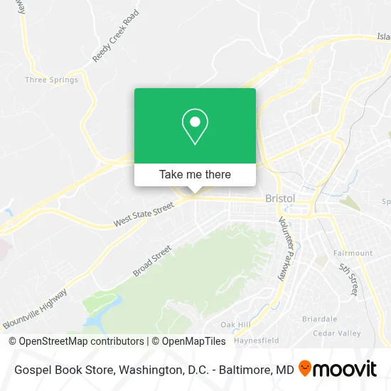 Gospel Book Store map