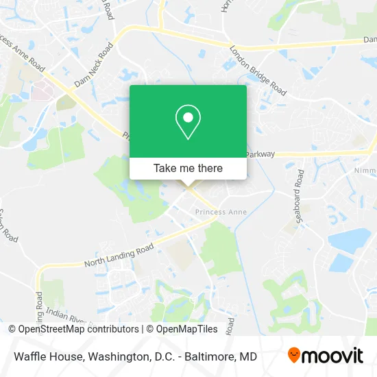 Waffle House map