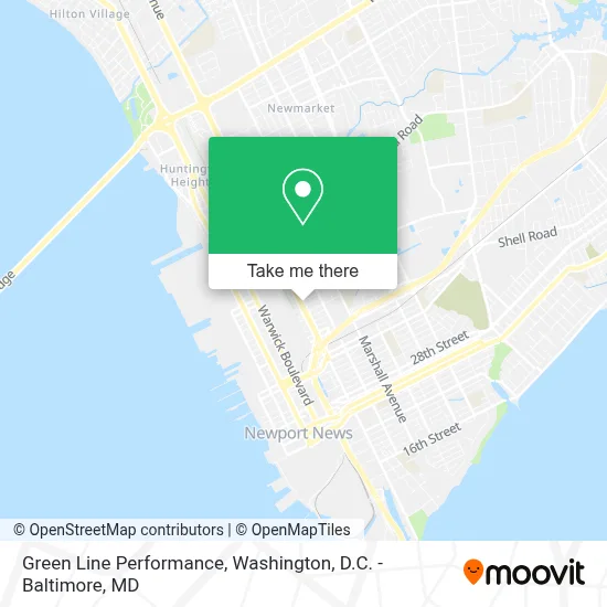 Green Line Performance map