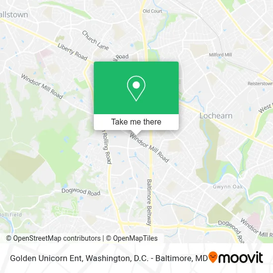 Golden Unicorn Ent map