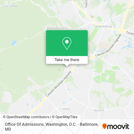 Office Of Admissions map
