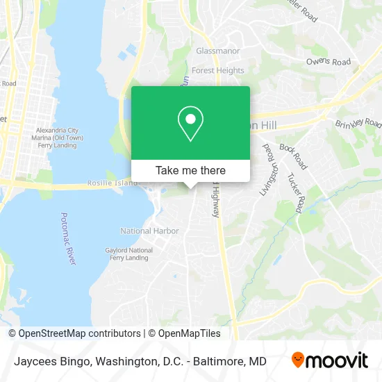 Jaycees Bingo map