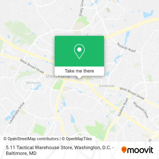5.11 Tactical Warehouse Store map
