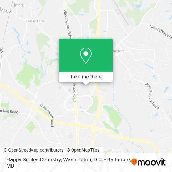 Happy Smiles Dentistry map
