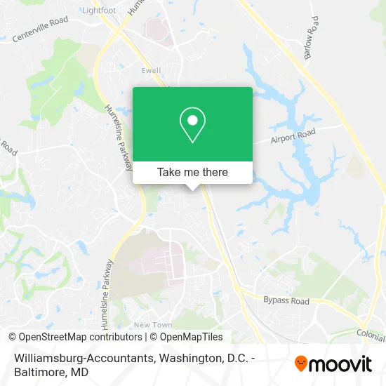 Williamsburg-Accountants map