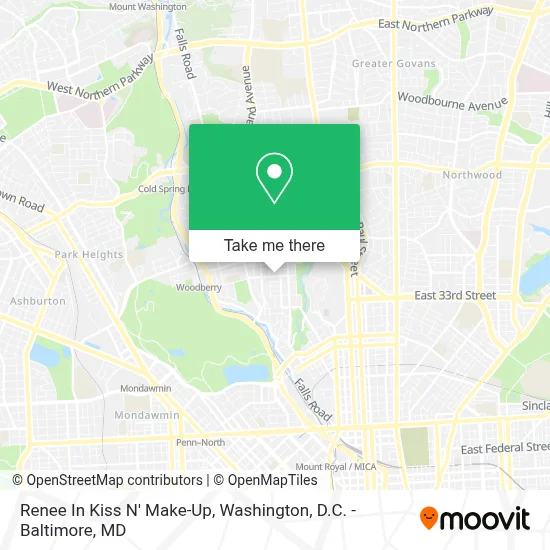 Renee In Kiss N' Make-Up map