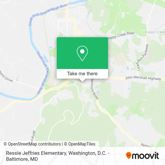 Ressie Jeffries Elementary map