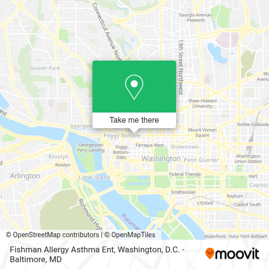 Fishman Allergy Asthma Ent map