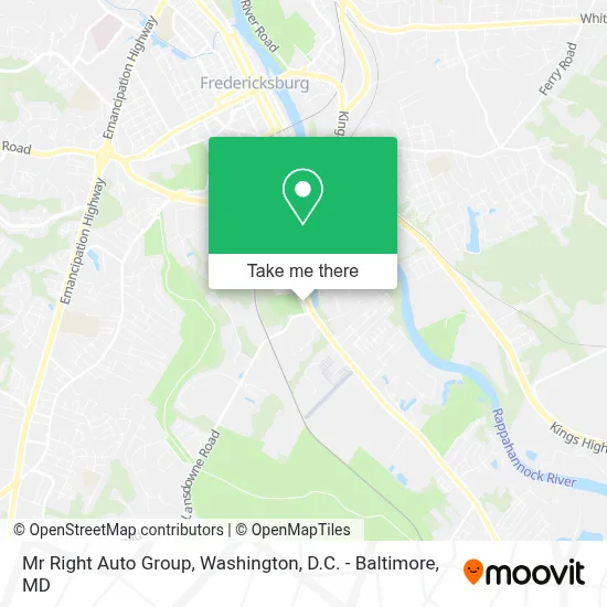 Mr Right Auto Group map