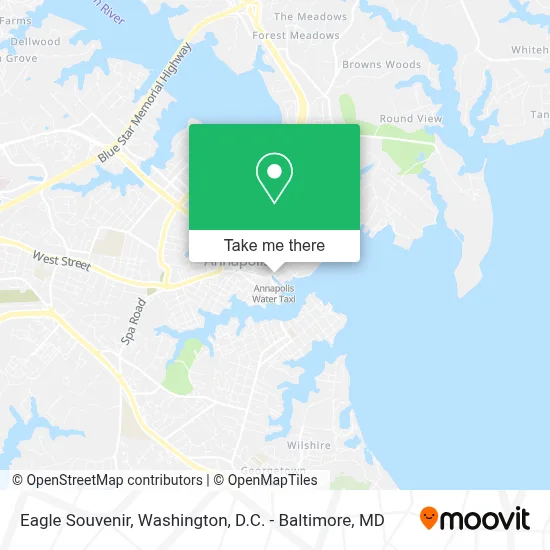 Eagle Souvenir map