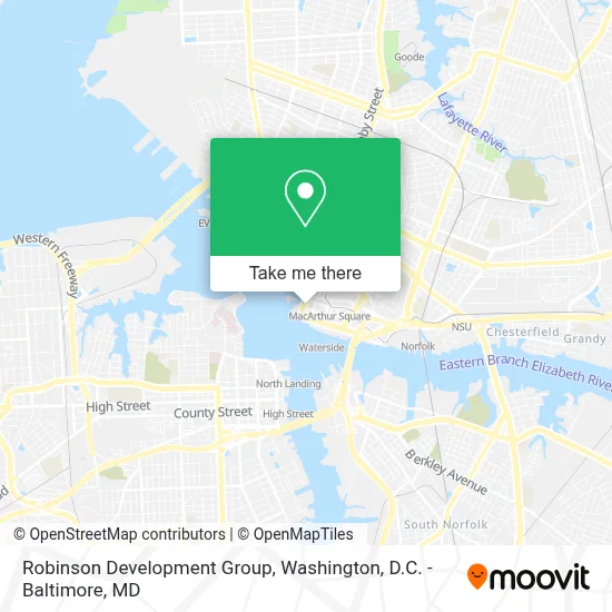 Robinson Development Group map