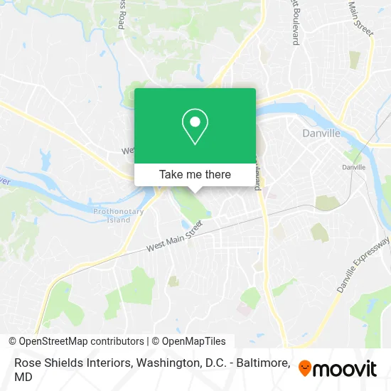 Rose Shields Interiors map
