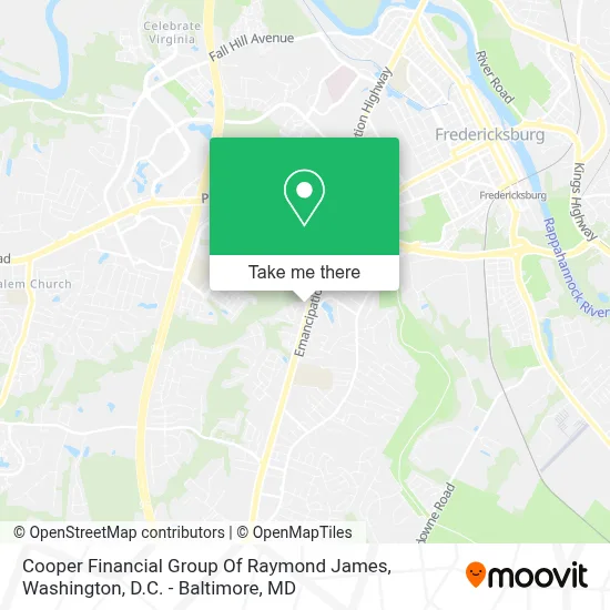 Cooper Financial Group Of Raymond James map