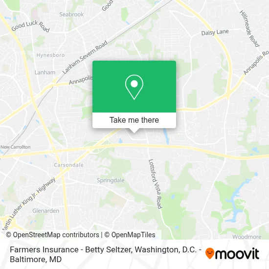 Farmers Insurance - Betty Seltzer map