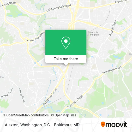 Alexton map
