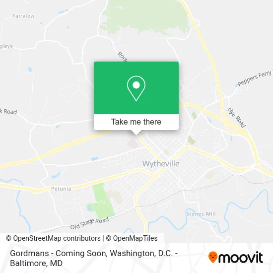 Gordmans - Coming Soon map