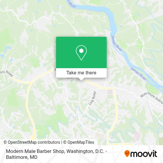 Modern Male Barber Shop map