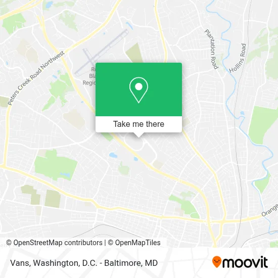 Vans map