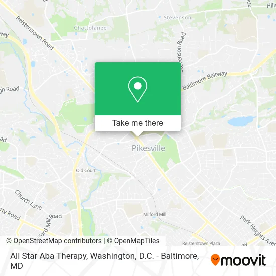All Star Aba Therapy map