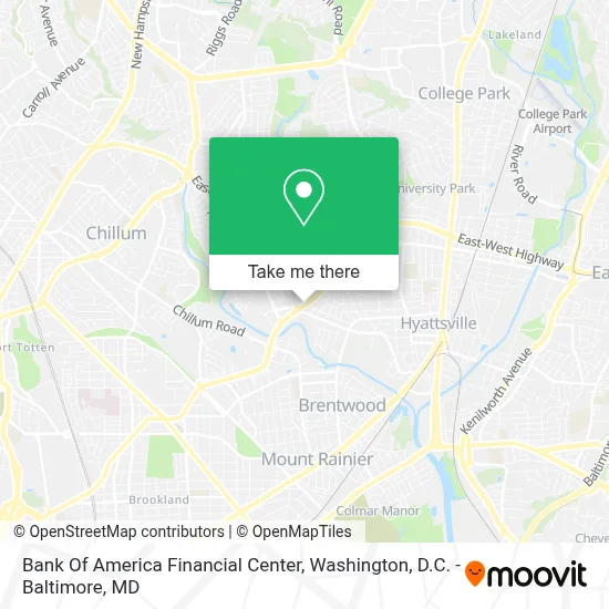 Bank Of America Financial Center map