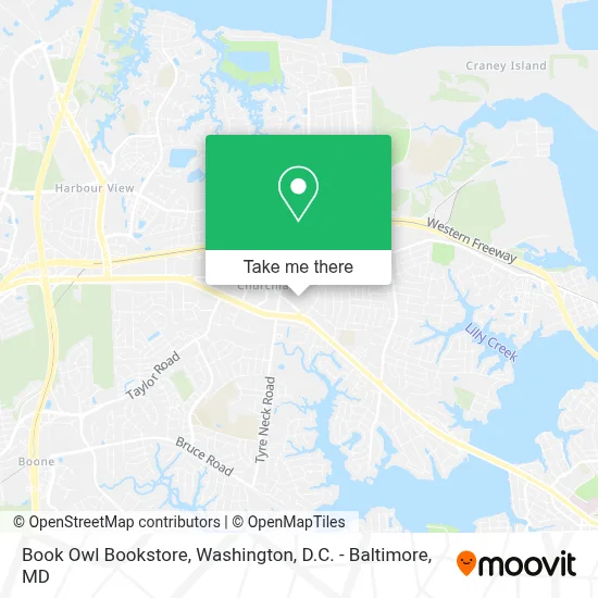 Book Owl Bookstore map