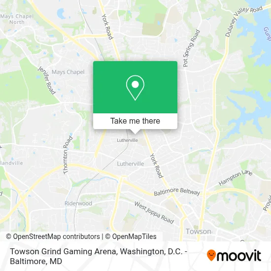 Towson Grind Gaming Arena map