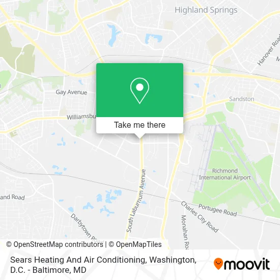 Sears Heating And Air Conditioning map