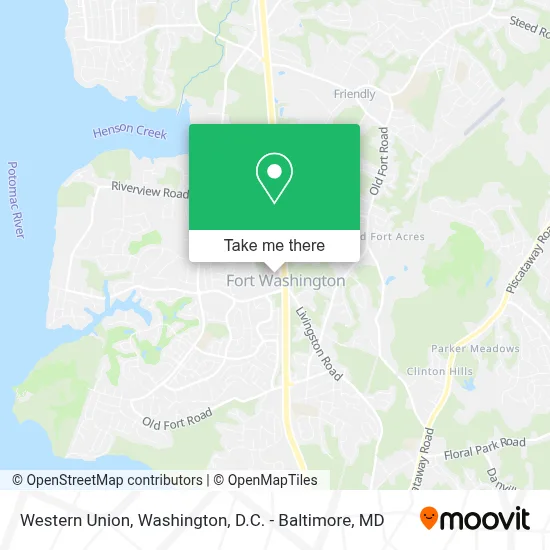 Western Union map