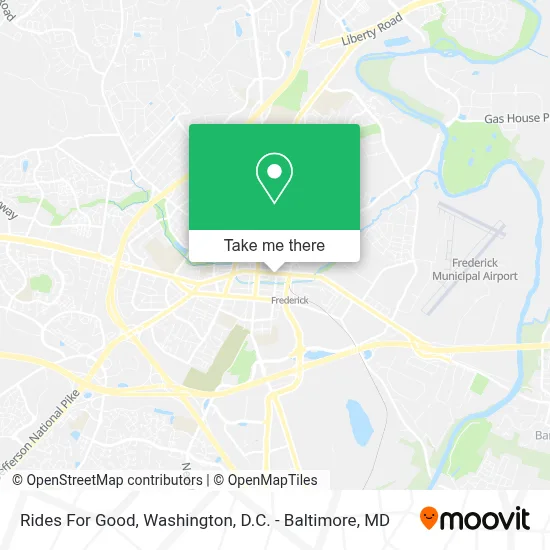Rides For Good map