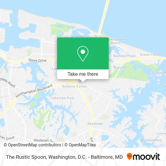 The Rustic Spoon map