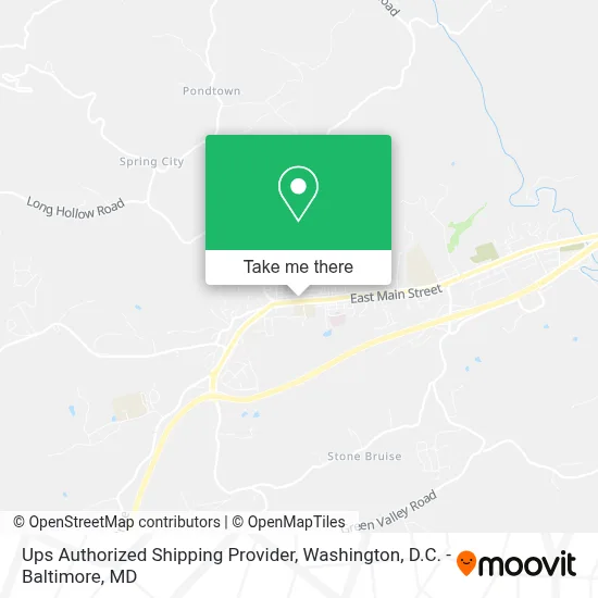 Ups Authorized Shipping Provider map