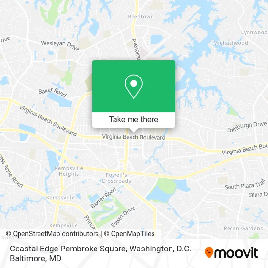 Coastal Edge Pembroke Square map