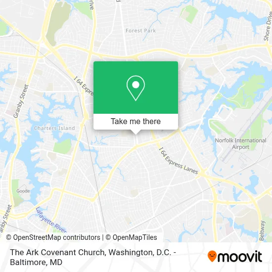 The Ark Covenant Church map