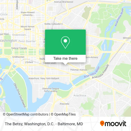 The Betsy map
