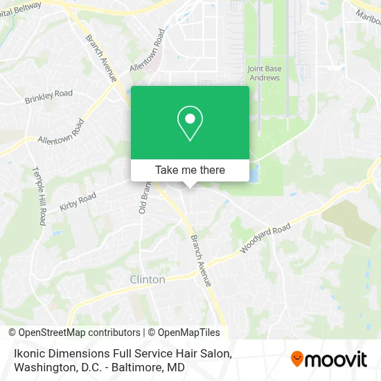 Ikonic Dimensions Full Service Hair Salon map