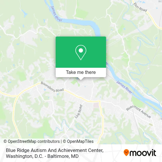 Blue Ridge Autism And Achievement Center map